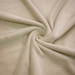 Minky glatt Premium beige (Beige)  