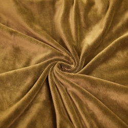 Minky glatt Premium dunkles Senfgelb (Chai-Tee)  