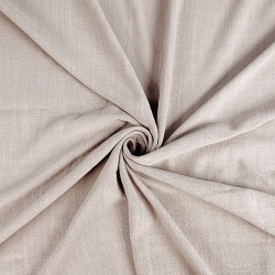 Leinen mit Viskose Bekleidungsstoff - beige-rosa (Brazilian Sand)  