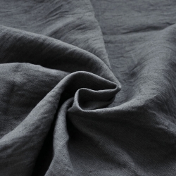 Leinen Vorhang - 450g - 140cm - dunkelgrau  