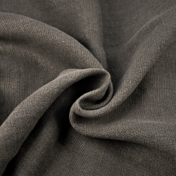 Dekoratives Leinen - 560g - 135cm - braun  