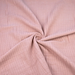 Waffelstoff - Altrosa  