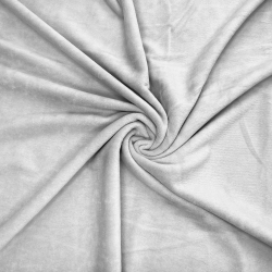 Baumwollvelours - silber (Silver)  
