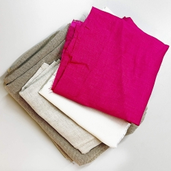 Leinenstoffe MIX Reste, Endstücke - 1kg  