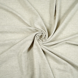 Leinen mit Viskose und Baumwolle Bekleidungsstoff - beige meliert