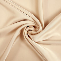 Tkanina ubraniowa Satyna Armani / Sztuczny jedwab - ciemny beż 18