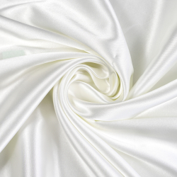 Doppelseitiger Bekleidungsstoff Satin / Taft - Ecru 2