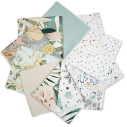 Patchwork-Stoffset 20 Stück 40 x 40 cm - pastell/Erwachsene  