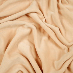 Baumwollvelours - beige-rosa  
