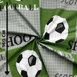 100% Baumwolle großer grüner Fußball  