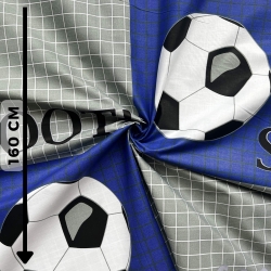 100% Baumwolle großer dunkelblauer Fußball