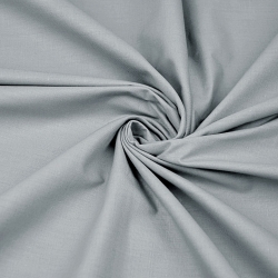 Baumwolle 100% einfarbig hellgrau (Light gray) - 220 cm (DT)  