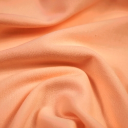 Interlock-Jersey einfarbig pfirsich  