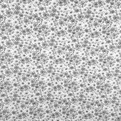 100% Baumwolle graue Wiese auf weißem Hintergrund  