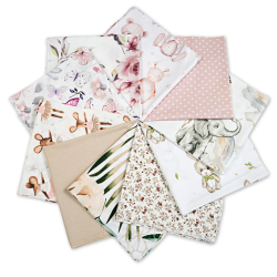 Patchwork-Stoffset 20 Stück 40 x 40 cm - pastell/Kinder  