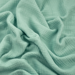 Muslin Double Gauze salbeigrün (Jadeite)  