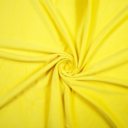 Glattes Samt gelb (kanariengelb)  
