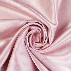 Tkanina ubraniowa dwustronna satyna / tafta - brudny róż 4