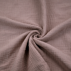 Muślin double gauze indyjski róż (Warm Terracotta)