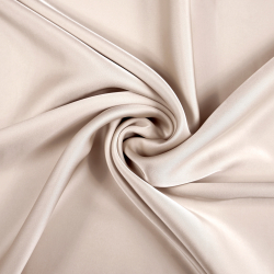 Armani Satin Stoff / Kunstseide - Kakao mit Milch 6