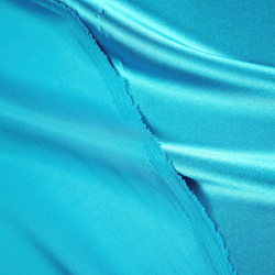 Kleidungsstoff Satin mit Lycra - dunkles Türkis 32