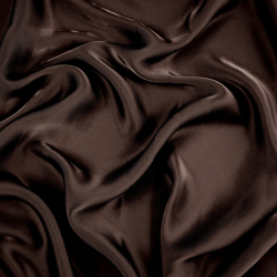 Armani Satin / Kunstseide - Dunkelbraun 43