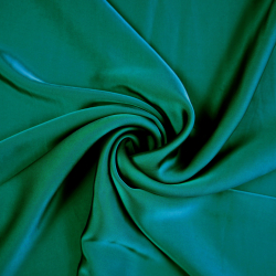 Armani Satin Stoff / Kunstseide - Flaschengrün 38