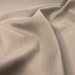 Tischdeckenstoff fleckenabweisend beige - Leinenmuster  