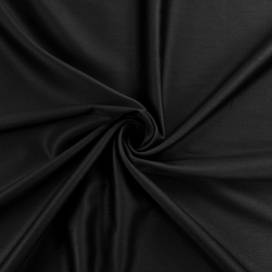 Premium-Satin schwarz 225cm (sanforisiert)  