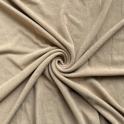 Frottee-Jersey beige (Vanilla)