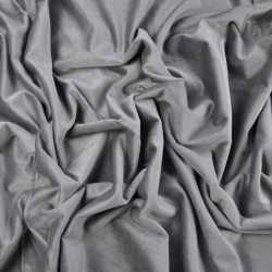 Samtvorhang - samtgrau  