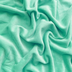 Baumwoll-Velours für Bekleidung - mintgrün  
