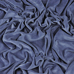 Baumwollvelours Bekleidungsstoff - Jeans  