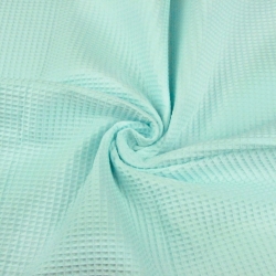 Dünner Baumwollwaffel - mintgrün  