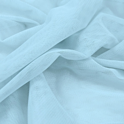 Tüll weich - eisblau  