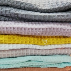 Baumwoll-Waffel Reste, Endstücke - 1kg