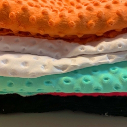 Minky MIX Stoffreste, Endstücke - 10kg  