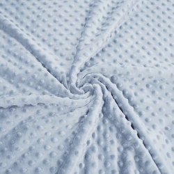 Minky Premium blau-grau (Xenonblau)  