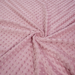 Minky Premium 270g/m2 - schmutziges Rosa  