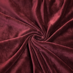Minky glatt Premium kirschrot  