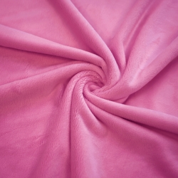 Minky glatt Premium rosa (Azaleenrosa)  