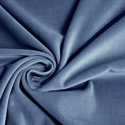 Samt grau-blau - 765  