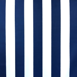 Baumwolle 100% Streifen weiß-dunkelblau  