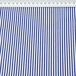 100% Baumwolle Streifen in marineblau und weiß
