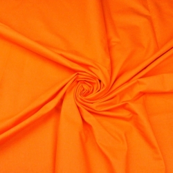 Baumwolle 100% einfarbig karottenorange - 30  