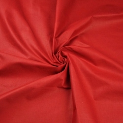 Baumwolle 100% einfarbig rot 88 - 220cm  