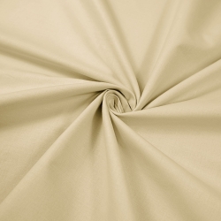 Baumwolle 100% einfarbig warmbeige 220cm (KR)  