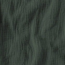 Baumwoll-Musselin double gauze khaki (Winter Moss)  