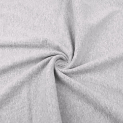 Rippstrickstoff (Bündchen) - grau meliert  