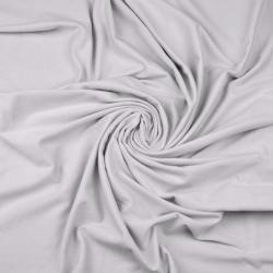 Jersey-Stoff einfarbig hellgrau  